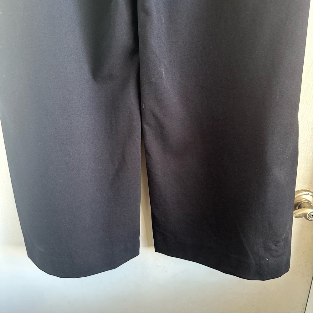 Ann Taylor The Sailor Dramatic Black Wide-Leg Stretchy Trousers Pants Size 16P - Picture 9 of 15